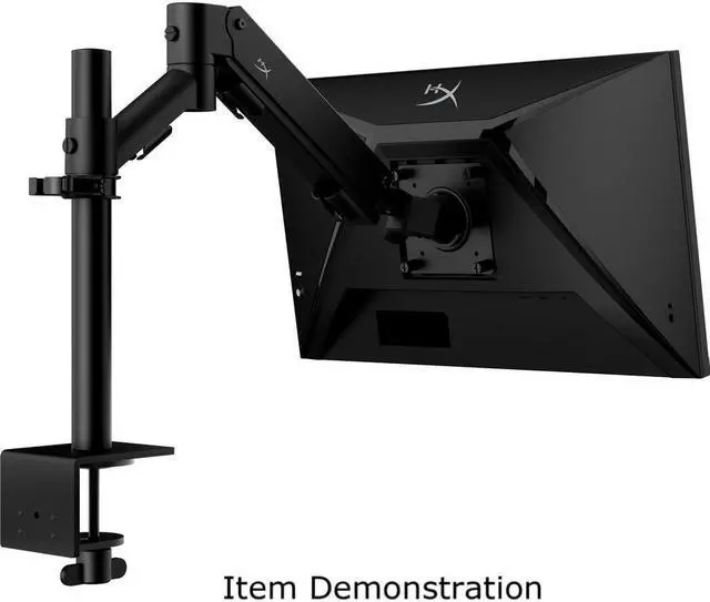 Alt view image 4 of 4 - HP HyperX Desk Mount for Monitor, Display, Mounting Arm - Black 32" Screen Support - 20 lb Load Capacity - 75 x 75, 100 x 100 66X81AA