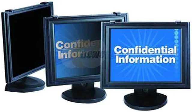 Main image of 3M PF400XXLB Privacy Computer Filter, Black Frame