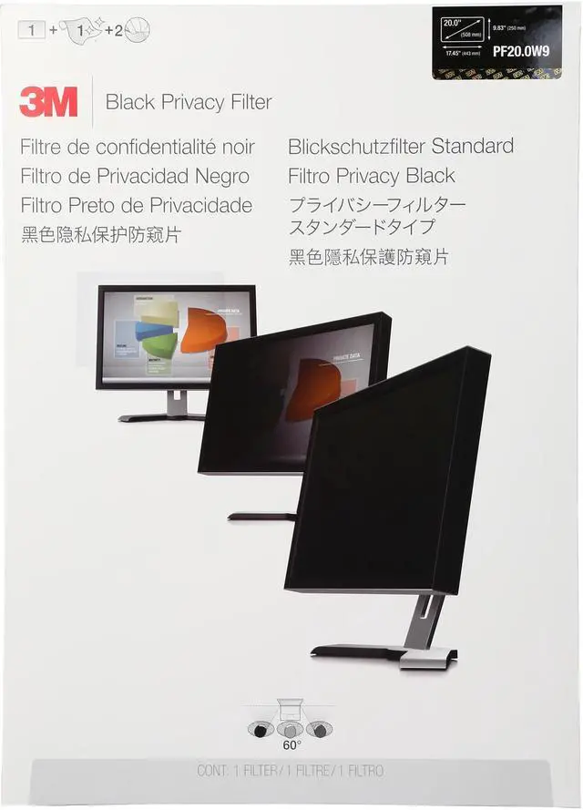 Alt view image 2 of 2 - 3M PF20.0W9 Privacy Screen Filter