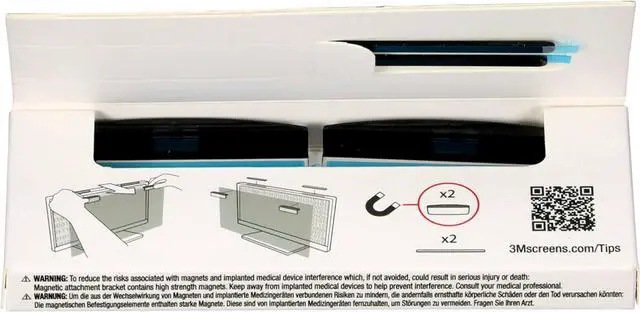 Alt view image 2 of 6 - 3M COMPLYMG Comply Magnetic Attach Kits for Monitors