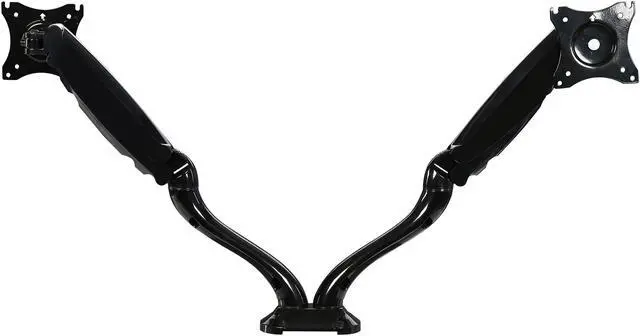 Alt view image 4 of 6 - Rosewill RMS-16002 - Dual Monitor Gas Spring Arm Desk Mount, LCD Screens 13" - 27", VESA: 75 / 100mm, Tilt: +90 / -45 deg., Swivel: 180 deg., Rotate: 360 deg., Max. Load: 13.2 lbs. (Per arm)