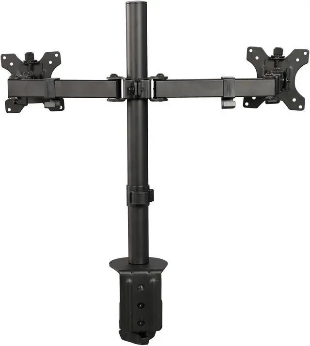 Alt view image 4 of 5 - Rosewill RMS-17001 13" to 32" Dual Arm Desk Mount - Max. Load 17.6 lbs., Swivel and Rotate, VESA 75x75, 100x100mm, Black, Compatible with Samsung, Vizio, Sony, Panasonic, LG and Toshiba TV