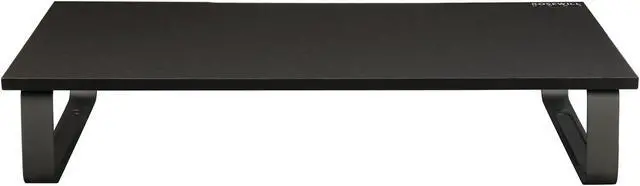 Alt view image 3 of 7 - Rosewill Desk Riser / Computer Monitor Stand with Wood Top and Metal Feet, Black Printer Stand - Desk Shelf Monitor Riser Desktop Organizer with Keyboard Storage Space, RMS10