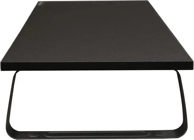 Alt view image 4 of 7 - Rosewill Desk Riser / Computer Monitor Stand with Wood Top and Metal Feet, Black Printer Stand - Desk Shelf Monitor Riser Desktop Organizer with Keyboard Storage Space, RMS10