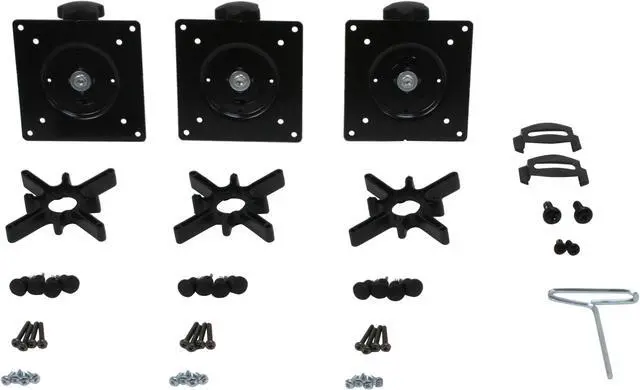 Alt view image 10 of 11 - Ergotron 33-296-195 LX Triple/Dual Display Lift Stand