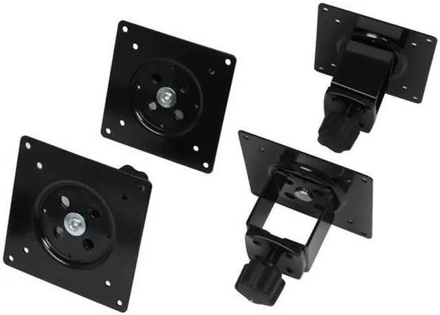 Alt view image 7 of 9 - Ergotron 33-324-200 DS100 Quad-Monitor Desk Stand