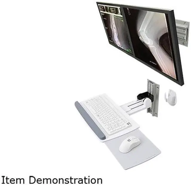 Alt view image 3 of 3 - Ergotron 28-514-800 Neo-Flex Dual Monitor Wall Mount
