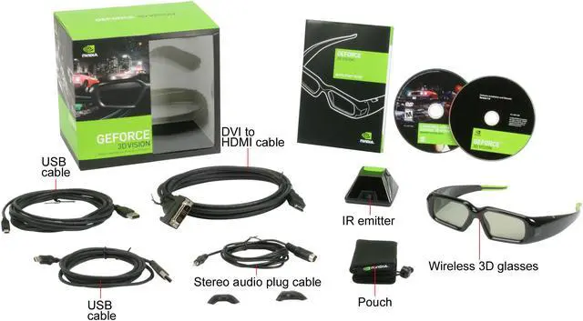 Alt view image 7 of 7 - NVIDIA 3D Vision Glasses Model 942-10701-0003-000