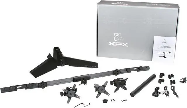 Alt view image 4 of 4 - XFX FXTRISTAND Triple Display Monitor Stand