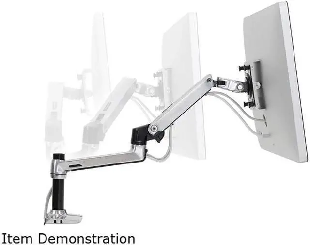 Alt view image 5 of 8 - Ergotron 45-241-026 LX Desk Monitor Arm and Mount