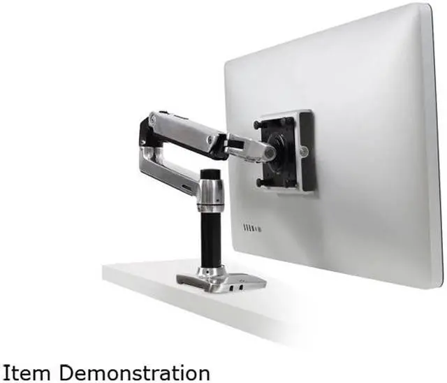 Alt view image 6 of 8 - Ergotron 45-241-026 LX Desk Monitor Arm and Mount