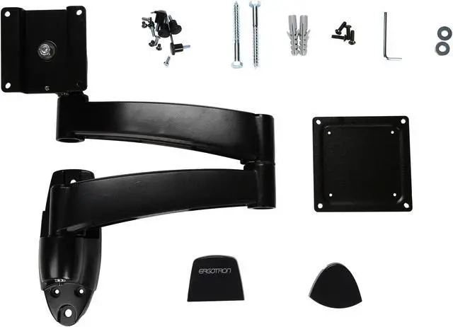 Alt view image 6 of 7 - Ergotron 45-234-200 200 Series Wall Mount Arm, 2 Extensions