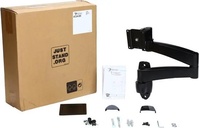 Alt view image 7 of 7 - Ergotron 45-234-200 200 Series Wall Mount Arm, 2 Extensions
