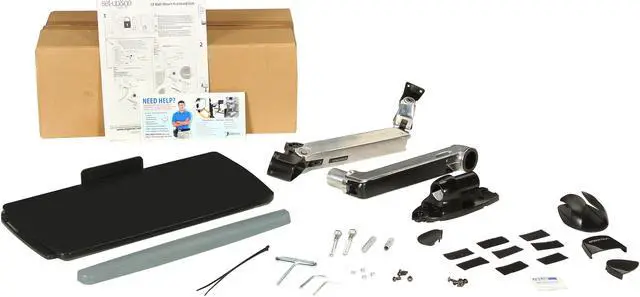 Alt view image 5 of 5 - Ergotron 45-246-026 LX Wall Mount Keyboard Arm