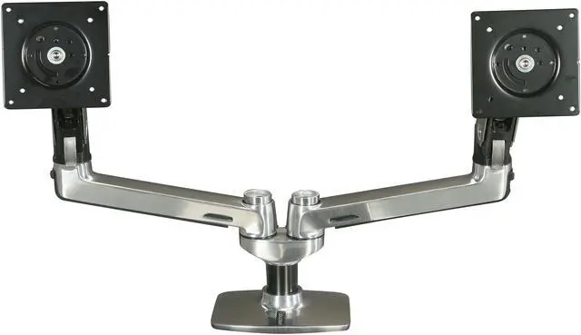 Alt view image 2 of 9 - Ergotron 45-245-026 LX Dual Side-by-Side Arm