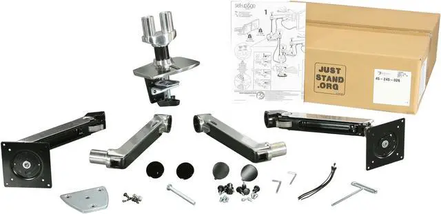 Alt view image 9 of 9 - Ergotron 45-245-026 LX Dual Side-by-Side Arm