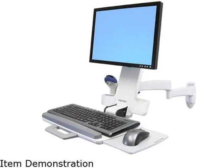 Alt view image 2 of 3 - Ergotron 45-230-216 200 Series Combo Arm (white)