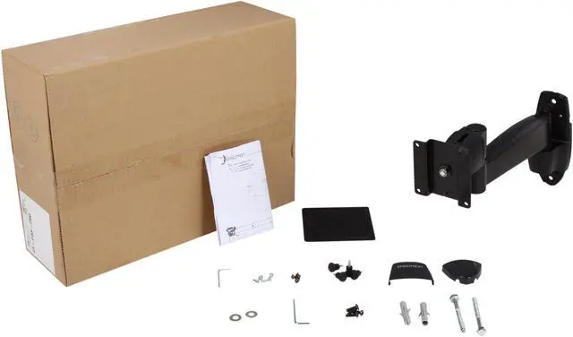 Alt view image 7 of 7 - Ergotron 45-233-200 200 Series Wall Mount Arm, 1 Extension (black)