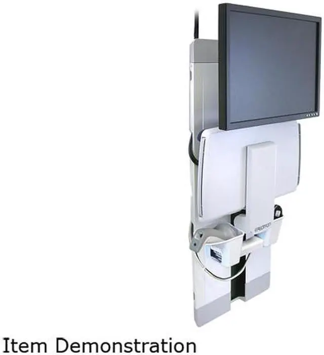 Alt view image 2 of 3 - Ergotron 60-609-216 StyleView Vertical Lift Low-Profile Keyboard & Monitor Mount