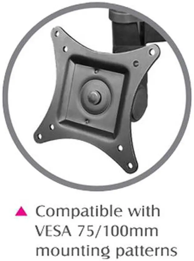 Alt view image 6 of 6 - SIIG CE-MT0S12-S1 Articulating Quad Monitor Desk Mount - 13" to 27"