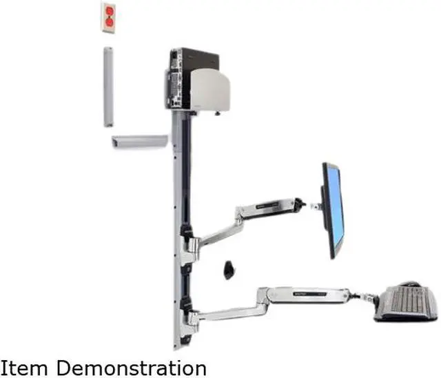 Main image of Ergotron 45-358-026 LX Sit-Stand Wall Mount System
