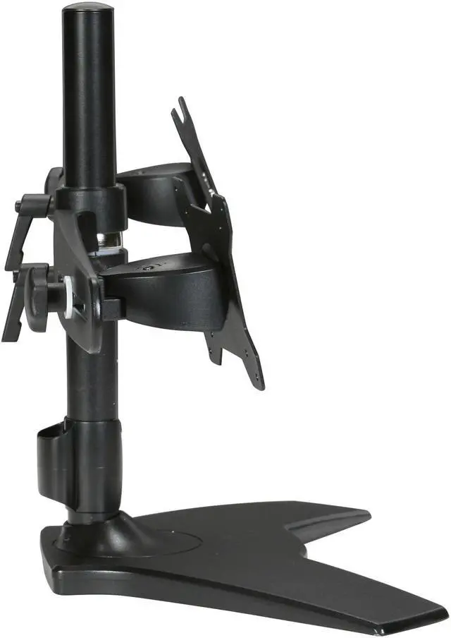 Alt view image 6 of 10 - Planar 997-5253-00 Black Dual Monitor Stand for LCD Displays