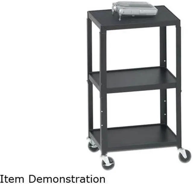 Alt view image 2 of 2 - Bretford A2642E Basics Adjustable Overhead Projector Cart