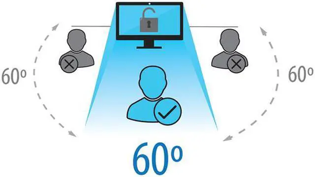 Alt view image 4 of 6 - V7 PS21.5W9A2-2N 21.5" Privacy Filter for Monitor 16:9 Aspect Ratio