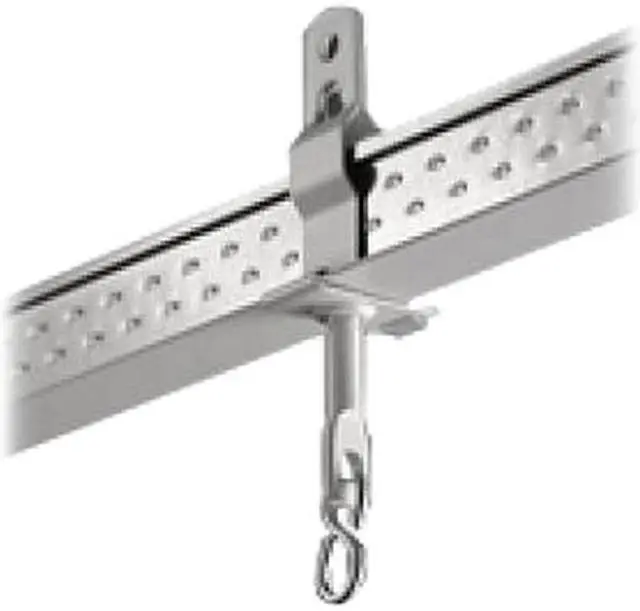 Main image of Da-Lite 78444 T-Bar Scissor Clips (2-Pairs) - White