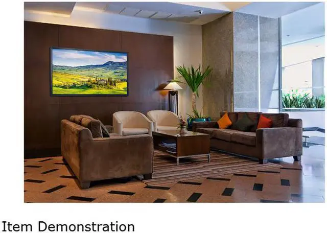 Alt view image 4 of 5 - Peerless-AV SmartMount SF670 Universal Flat Wall Mount for 46" to 90" Displays