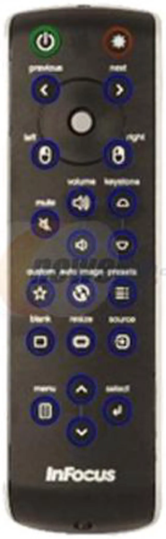 Main image of InFocus HW-COMMANDER Projector Commander Remote