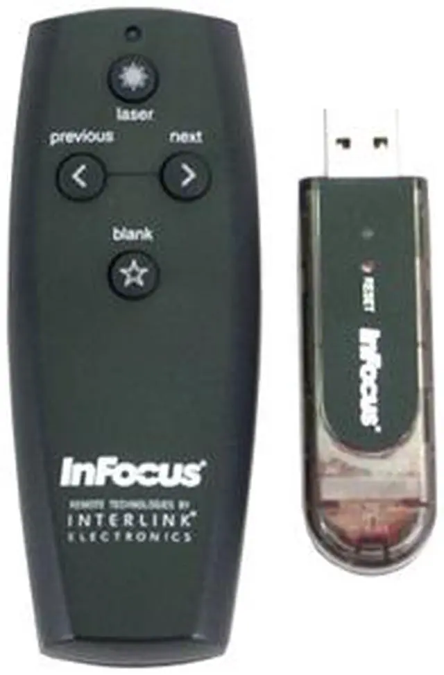 Main image of InFocus HW-PRESENTER-RF-R Projector Presenter RF Remote with USB Receiver