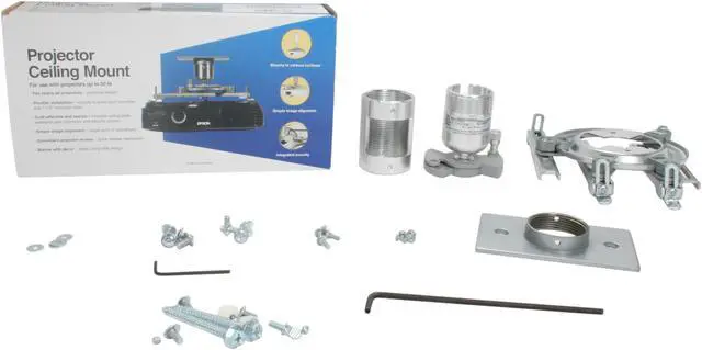 Alt view image 8 of 8 - EPSON ELPMBPJF Universal Projector Ceiling Mount