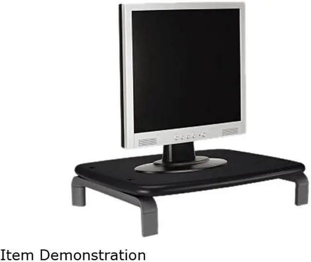 Alt view image 2 of 5 - Kensington K60087 Monitor Stand with SmartFit System, 11 1/2 x 9 x 5, Black/Gray