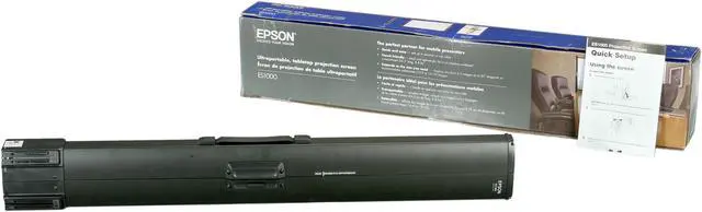 Alt view image 7 of 7 - EPSON ES1000 NTSC/Video(4:3) Portable Ultra Portable Tabletop Projection Screen V12H002S4Y