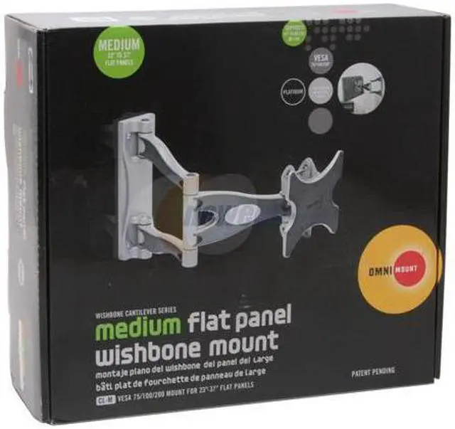 Alt view image 4 of 4 - OmniMount CL-M Silver 23" - 37" Cantilever Mount