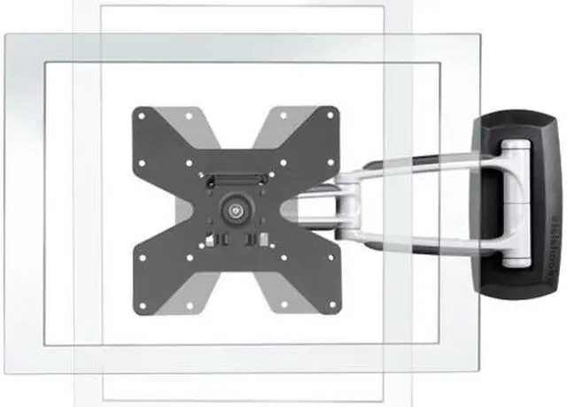 Alt view image 13 of 13 - Atdec TH-1040-VFM 20"-50" Tilt and Pan TV Mount for LED/LCD/Plasma, VESA 200x200, Max Load 55 lbs