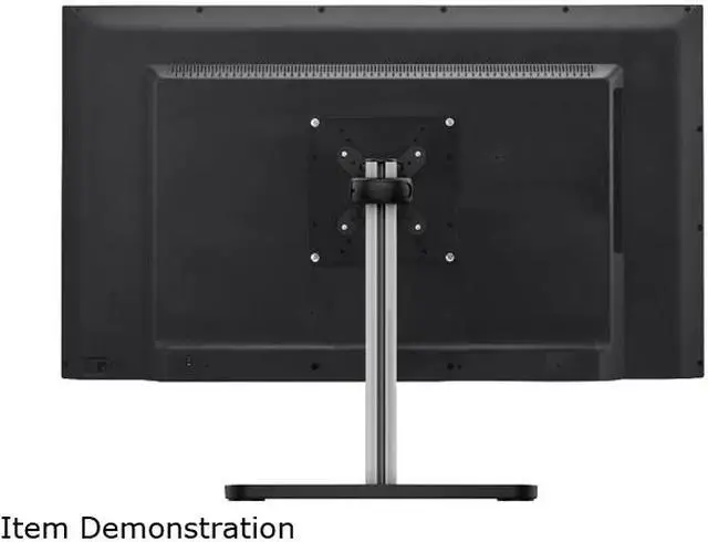 Alt view image 3 of 10 - Atdec VFS-DH Dual Freestanding Horizontal Desk Monitor Mount (Supports two displays horizontally up to 27?) with horizontal or vertical orientation, swivelling heads and QuickShift mechanism, Silver,Polished Silver