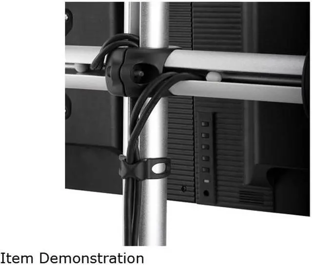 Alt view image 4 of 12 - Atdec VFS-Q VISIDEC Quad/Triple/Dual/Single Monitor Desk Mount - Freestanding Base - Loads up to 17.6lbs Flat or 13.5lbs Curved - VESA 75x75, 100x100