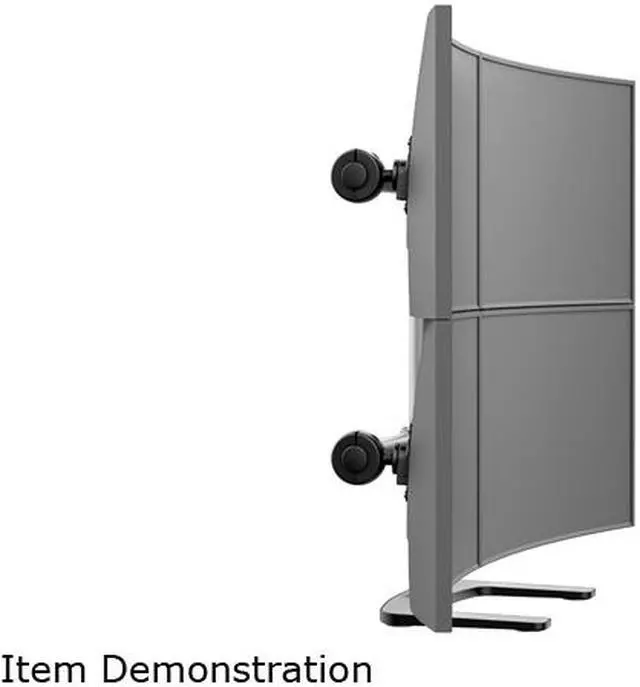 Alt view image 6 of 12 - Atdec VFS-Q VISIDEC Quad/Triple/Dual/Single Monitor Desk Mount - Freestanding Base - Loads up to 17.6lbs Flat or 13.5lbs Curved - VESA 75x75, 100x100