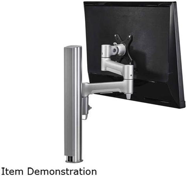 Main image of atdec AWMS-4640F-S AWM Single Monitor Arm Solution - 460mm Articulating Arm - 400mm Post - F Clamp - Silver