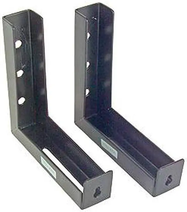 Main image of EliteSCREENS ZVMAXLB6-B 6" x 2 Wall/ceiling Hanging Bracket X Type - Black