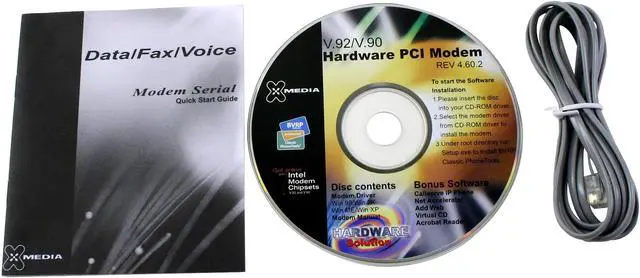 Alt view image 3 of 5 - Innocom IT-MI201 Data/Fax/Voice PCI Modem 56Kbps PCI Bus (Plug & Play) V.92 and earlier ITU standards, Bell 103, Bell 212