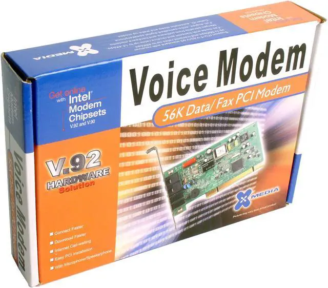 Alt view image 5 of 5 - Innocom IT-MI201 Data/Fax/Voice PCI Modem 56Kbps PCI Bus (Plug & Play) V.92 and earlier ITU standards, Bell 103, Bell 212
