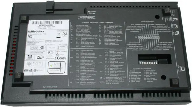 Alt view image 5 of 8 - U.S. Robotics USR3453C Courier Global Business Modem 56Kbps RS-232 (Serial Port)