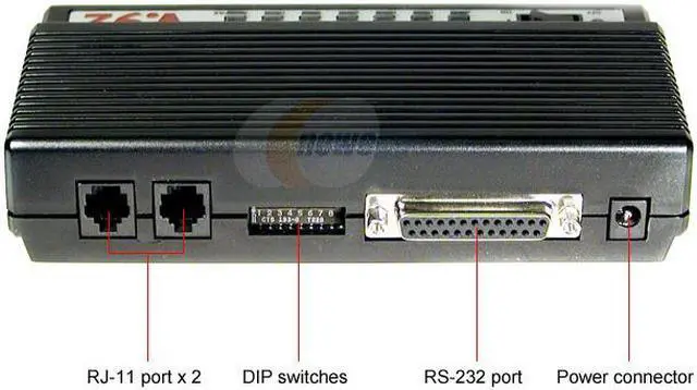 Alt view image 3 of 5 - U.S. Robotics USR5686E V.92 External Fax modem 56Kbps RS-232 (Serial Port) V.92 56 Kbps ITU standard V.90 56 Kbps ITU standard V.34 33.6 Kbps ITU standard Compatible with ITU and Bell standards from 56 Kbps to 1200 bps V.42/MNP 2-4 error co