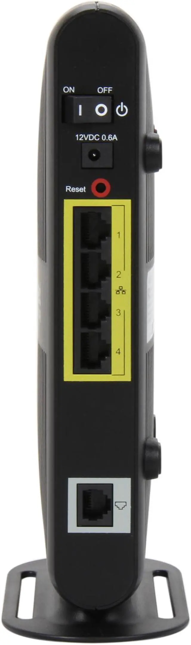 Alt view image 4 of 6 - Actiontec GS503AD3B-01 DSL Modem with 4 Port Ethernet Router 24Mbps Downstream, 1Mbps Upstream 4 x RJ-45 10/100Base-TX LAN 1 x RJ-11 DSL WAN 1 x USB