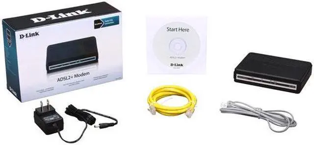 Alt view image 5 of 5 - D-Link DSL-520B ADSL2+ Ethernet Modem 24Mbps Downstream, 2Mbps Upstream Ethernet Port ADSL : Multi-mode, ANSI T1.413 Issue 2, ITU-T G.992.1 (G.dmt) Annex A, ITU-T G.992.2 (G.lite) Annex A, ITU-T G.994.1 (G.hs) ADSL2: ITU-T G.992.3 (G.dmt.bi