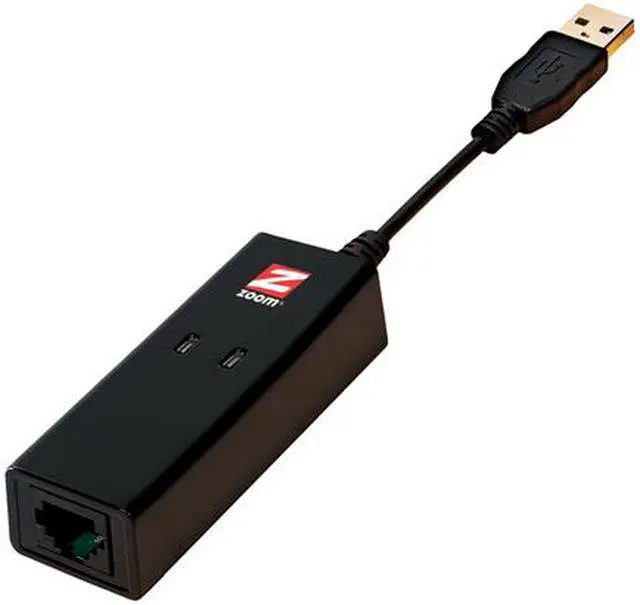 Main image of Zoom 3095 Dial-Up External USB Modem 56Kbps USB V.92 and earlier ITU standards, Bell 103, Bell 212