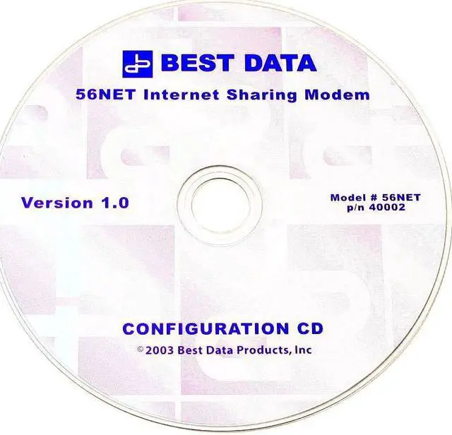 Alt view image 6 of 7 - BEST DATA 56NET External Ethernet Modem 56Kbps Ethernet Port ITU-T V.92 ITU-T V.44